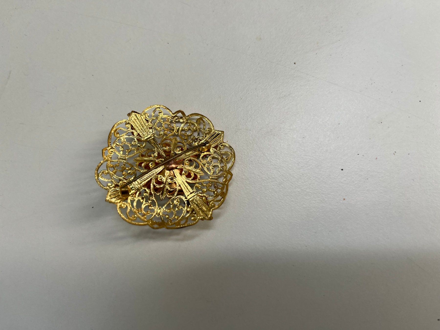 Spille & Fermagli: Antike Brosche Emaille Vergissmeinnicht – Usato da Wädenswil venduto da Aniares2 4