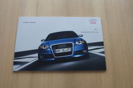 Audi RS 4 Limousine und Avant Prospekt Rarität 2/2006