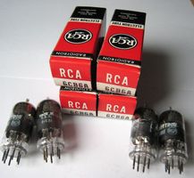 4 Röhren / Radioröhren 6CB6A / 6CF6 / EF190(Pentode)NOS, RCA