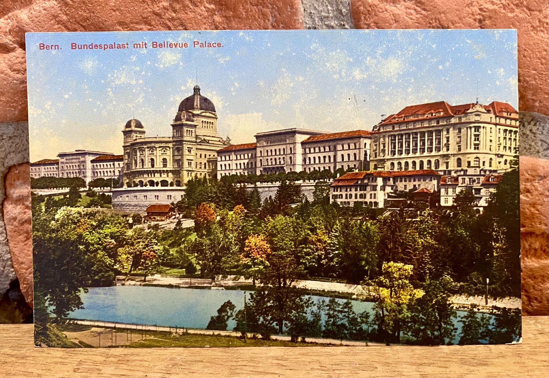 Ansichtskarten: Bundespalast mit Bellevue Palace - Bern – Gebraucht aus Root von ENGLAND-TREASURES