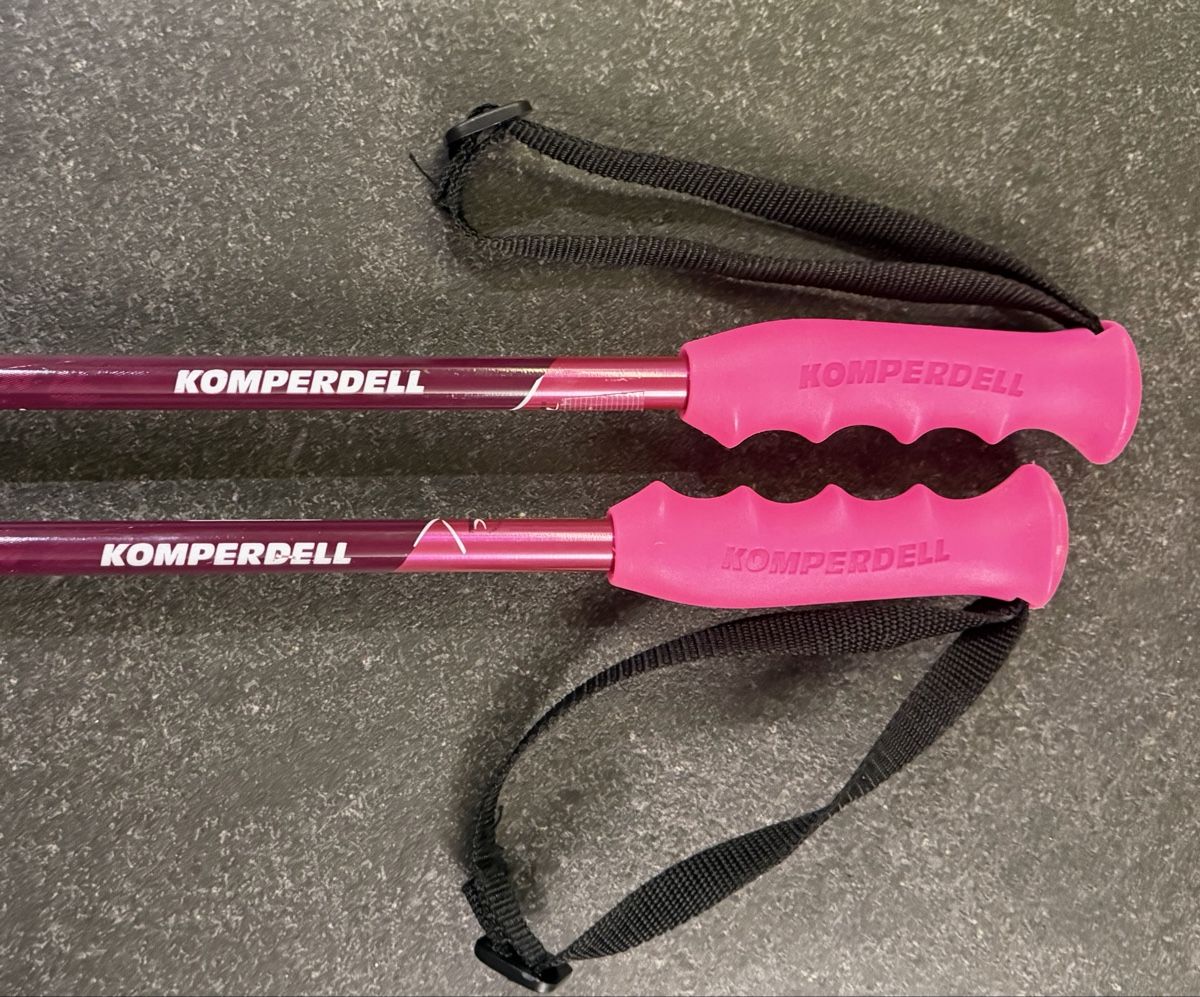 Komperdell Bastoncini da sci: Bâtons de ski Komperdell roses, 105 cm – Usato da Prez-vers-Noréaz venduto da Onicolet11 1