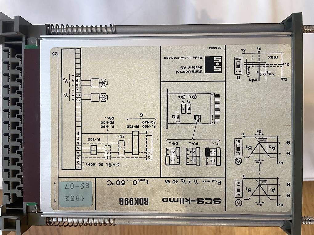 Stäfa Control System SCS Klimo RDK99G RDK9 Q8715 (Gebraucht) in Sevelen ...