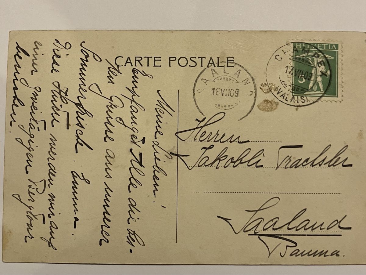 Cartoline postali: Interieur der Cabane de Saleinaz – Usato da Bauma venduto da Baumer71 1