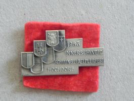 Abzeichen Innerschw. Schwingfest Schwingen Hochdorf LU 1963