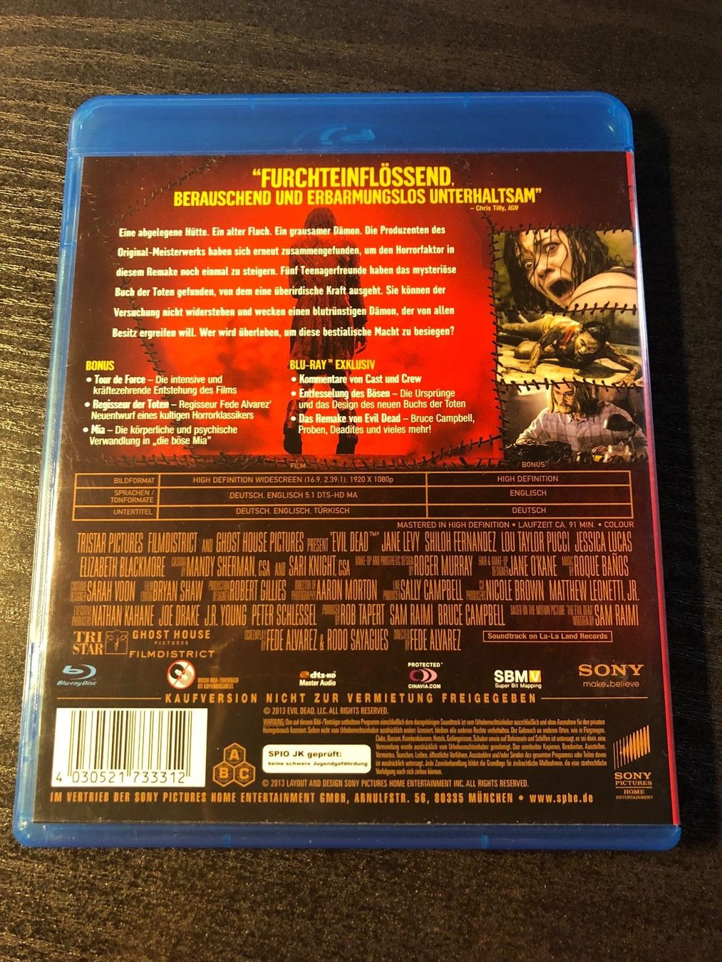 Alle DVDs: Evil Dead Blu-ray Horror Splatter Kultfilm – Gebraucht aus Schübelbach von Dolly990_2 1