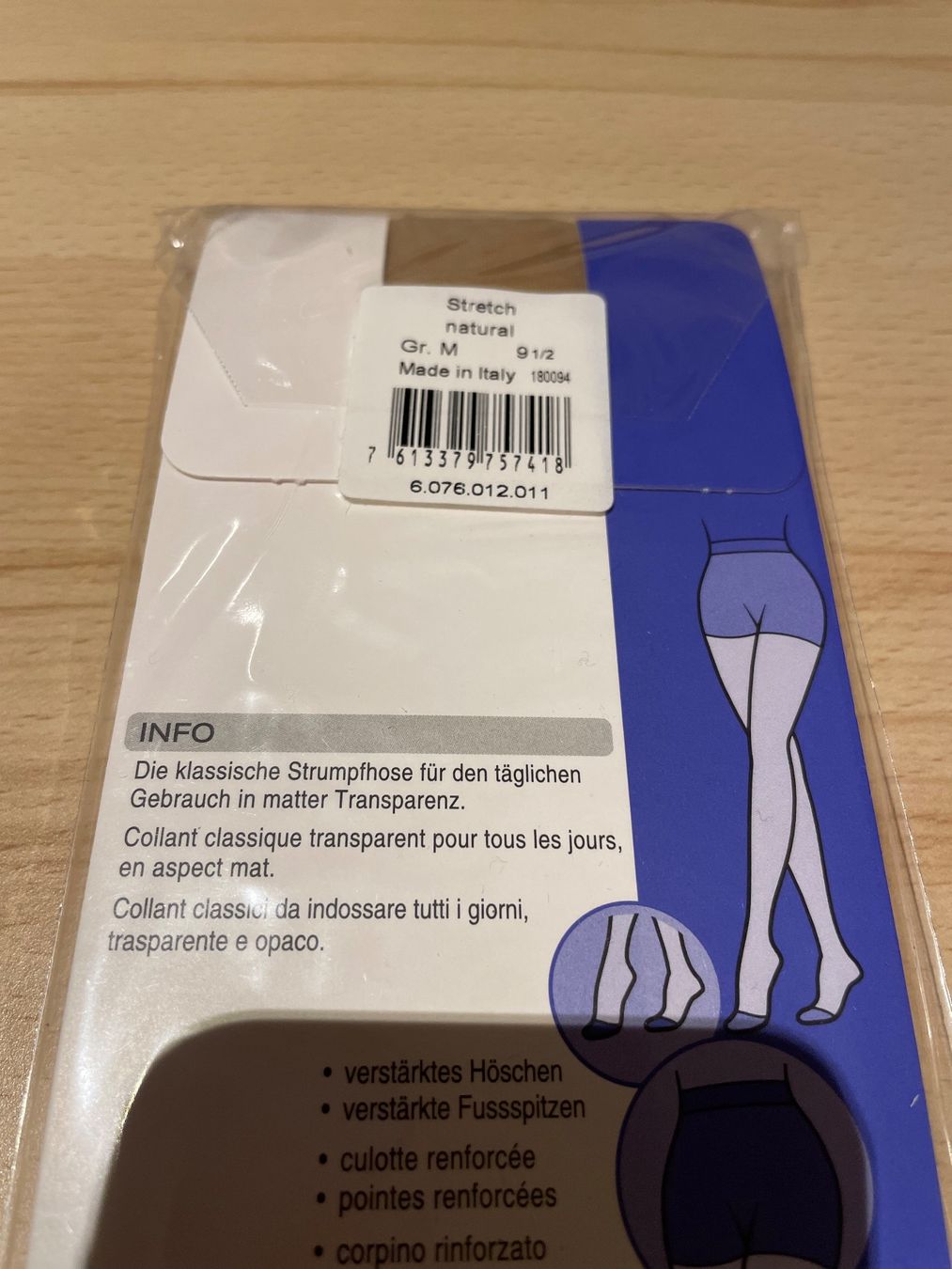 Calze & Collant: Strumpfhose, natural, Grösse 9,5 / M – Nuovo e nell'imballaggio originale da Haslen AI venduto da s176 2
