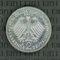DEM___2.00 1975J Heuss vz 2 Deutsche Mark
