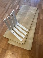 2 Regale holz ink. Winkel