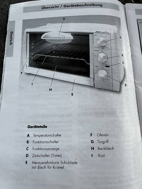 Fours: Backofen/ Kleinbackofen   – D'occasion à Münsingen par monic51 3