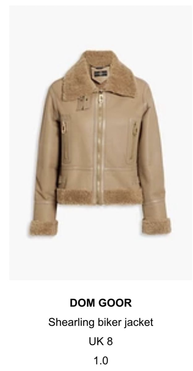 Jacken: DOM GOOR Shearling biker jacket 8 – Gebraucht aus Kilchberg ZH von roz_qcj7