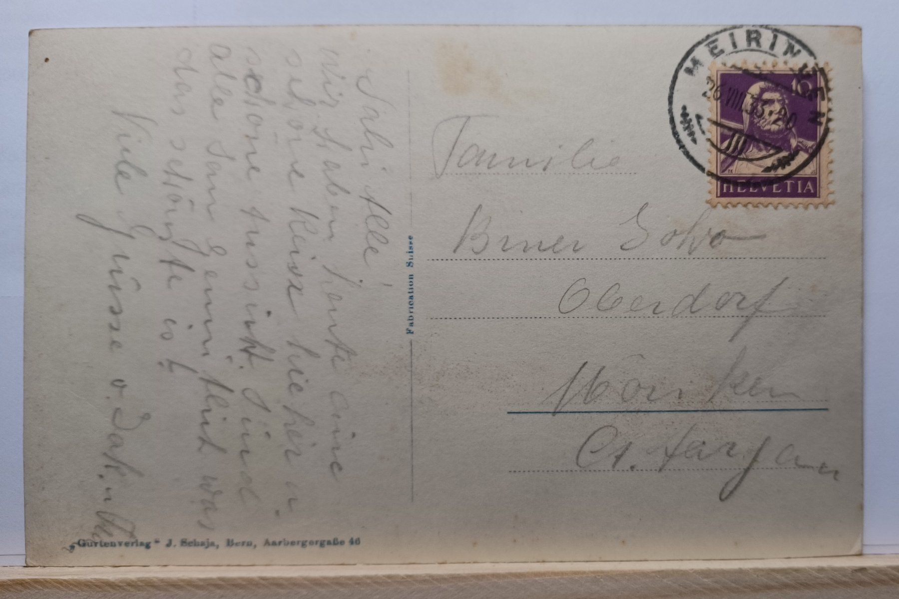Cartoline postali: Grimselpasshöhe, Restaurant Alpenrösli, 1933 – Usato da Aarau Rohr venduto da mgvw 1