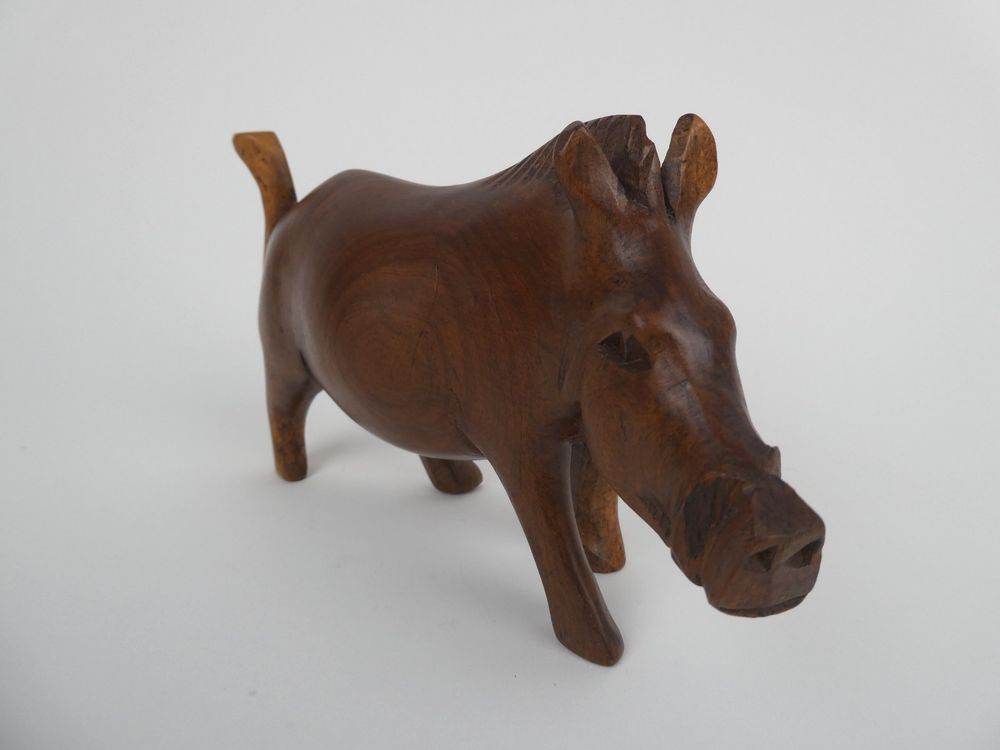 Warzenschwein aus Holz | Kaufen auf Ricardo