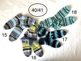 handgestrickte Wollsocken, 40/41