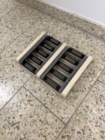 Neue Schuhabstreifer Holz/Bürste - Top Zustand!