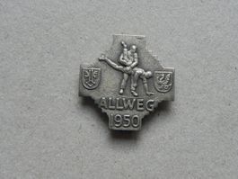 Abzeichen von Allweg NW Schwingfest Schwingen von Jahr 1950