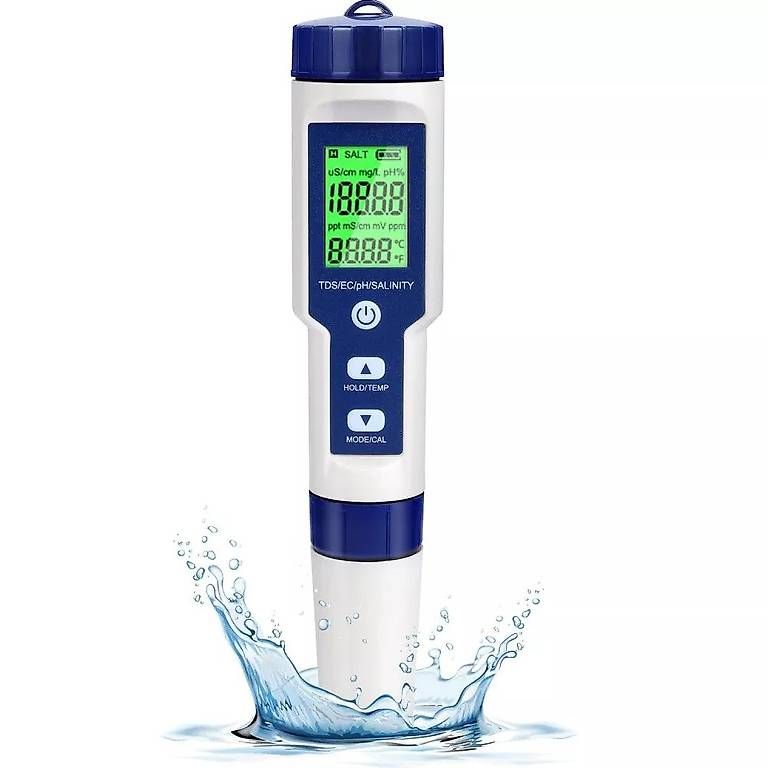 Misurare: Portofrei Digital PH TDS EC Messgerät 5in1 Wassertester – Usato da Kirchdorf AG venduto da suntory010 9