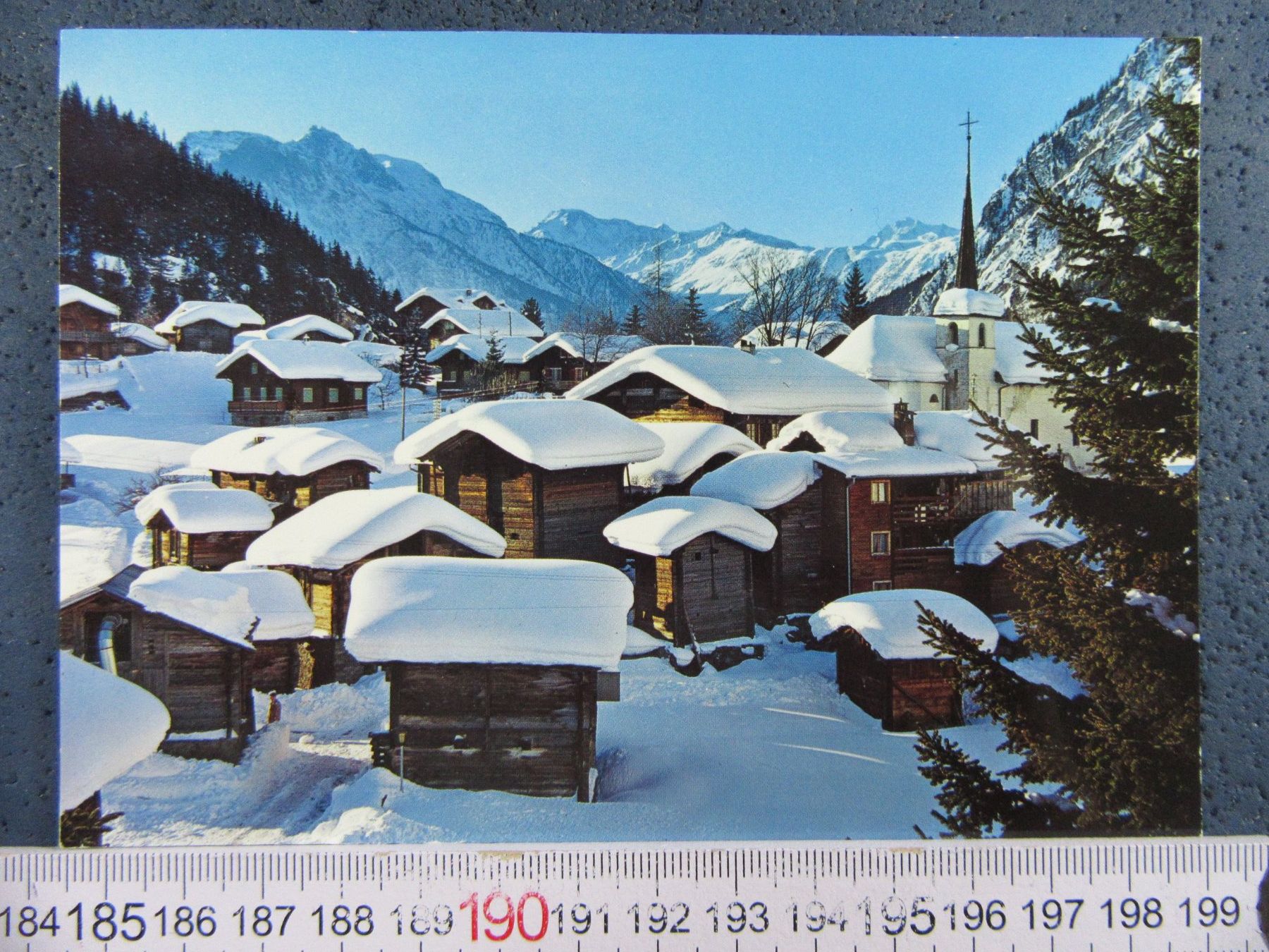 Cartoline postali: BLATTEN VS AK OB NATERS SCHNEE – Usato da Ettingen venduto da Hausi4711