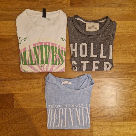T-shirt bundle Gr. S Hollister, H&M, New Yorker gebraucht