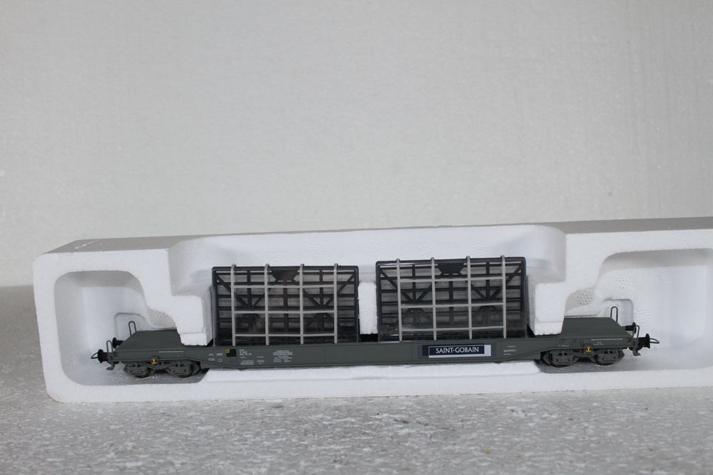 Heris 15040 Sncf Glastransportwagen St. Gobain AC Achsen (Gebraucht) in ...