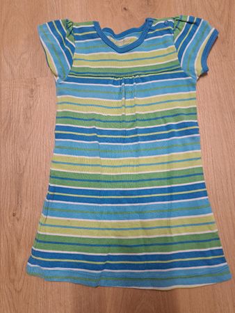 Kleid gestreift blau/gruen Groesse 62 guter Zustand