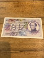 20 Franken Banknote 1. Maerz 1971 Serie 93 H