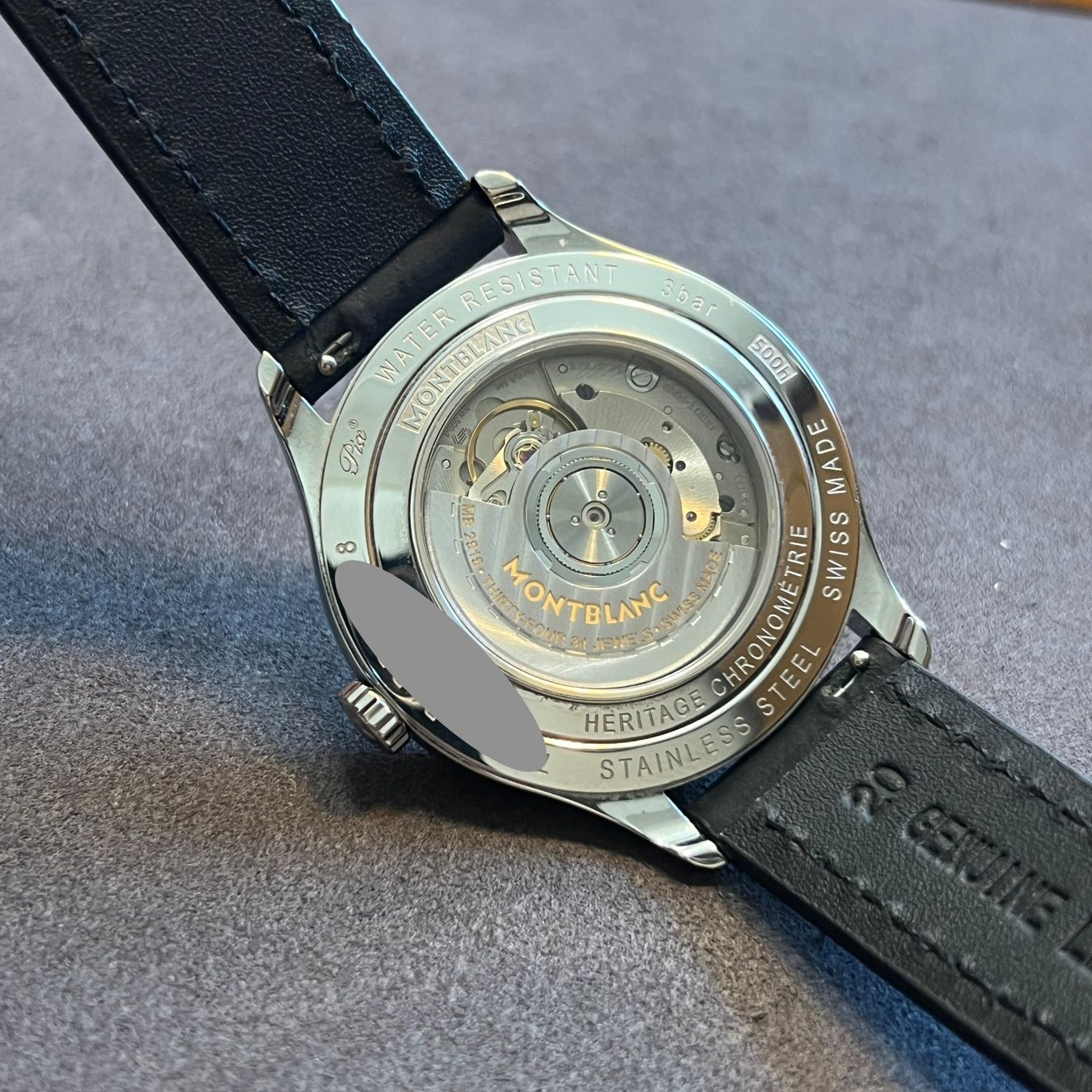 Montblanc Orologi: Montblanc Heritage Chronometry Dual Time 112540 – Usato da Carouge GE venduto da Watchaser 4