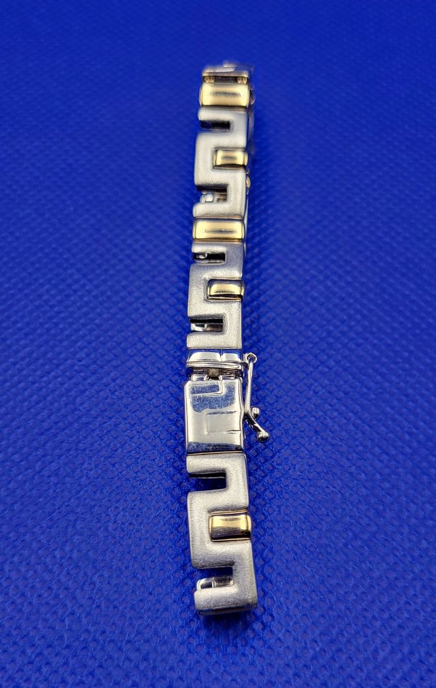 Bracciali & Braccialetti: Gold 585 Massiv Bicolour Armand – Usato da Wald ZH venduto da Aniade 1