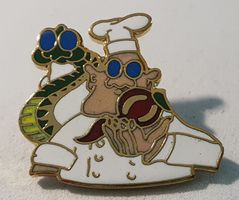 Z999 - Pin Koch mit Schlange und Sonnenbrille