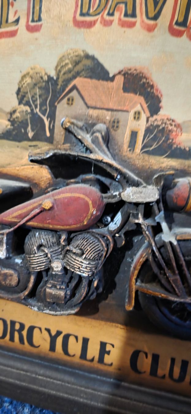 Foto & Immagini: Harley Davidson,  Fussmatte und Holzbild – Usato da Kaufdorf venduto da Nati-Nati 7