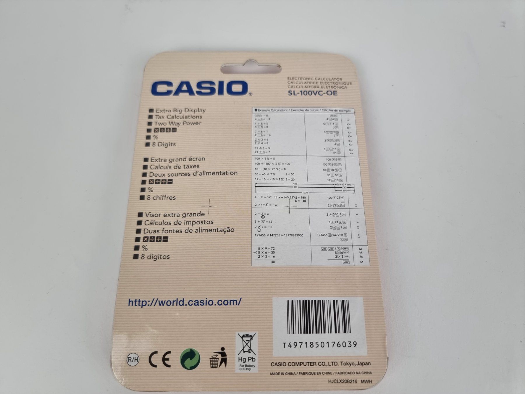 Casio Calculatrices: Casio Taschenrechner in Orange – D'occasion à Urtenen-Schönbühl par Restwert_Schoenbuehl 1