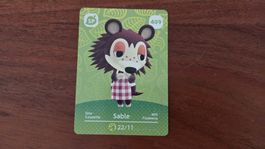Animal Crossing amiibo Karte, Sable / Sina, Nr. 409