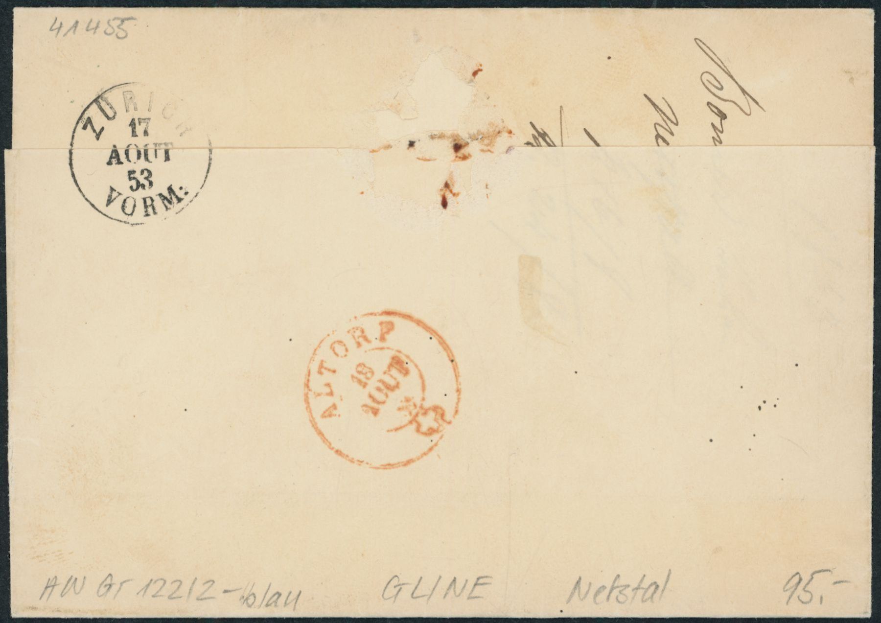 Alle Briefmarken: GL Netstal - Brief – Gebraucht aus Schindellegi von leecollect 1
