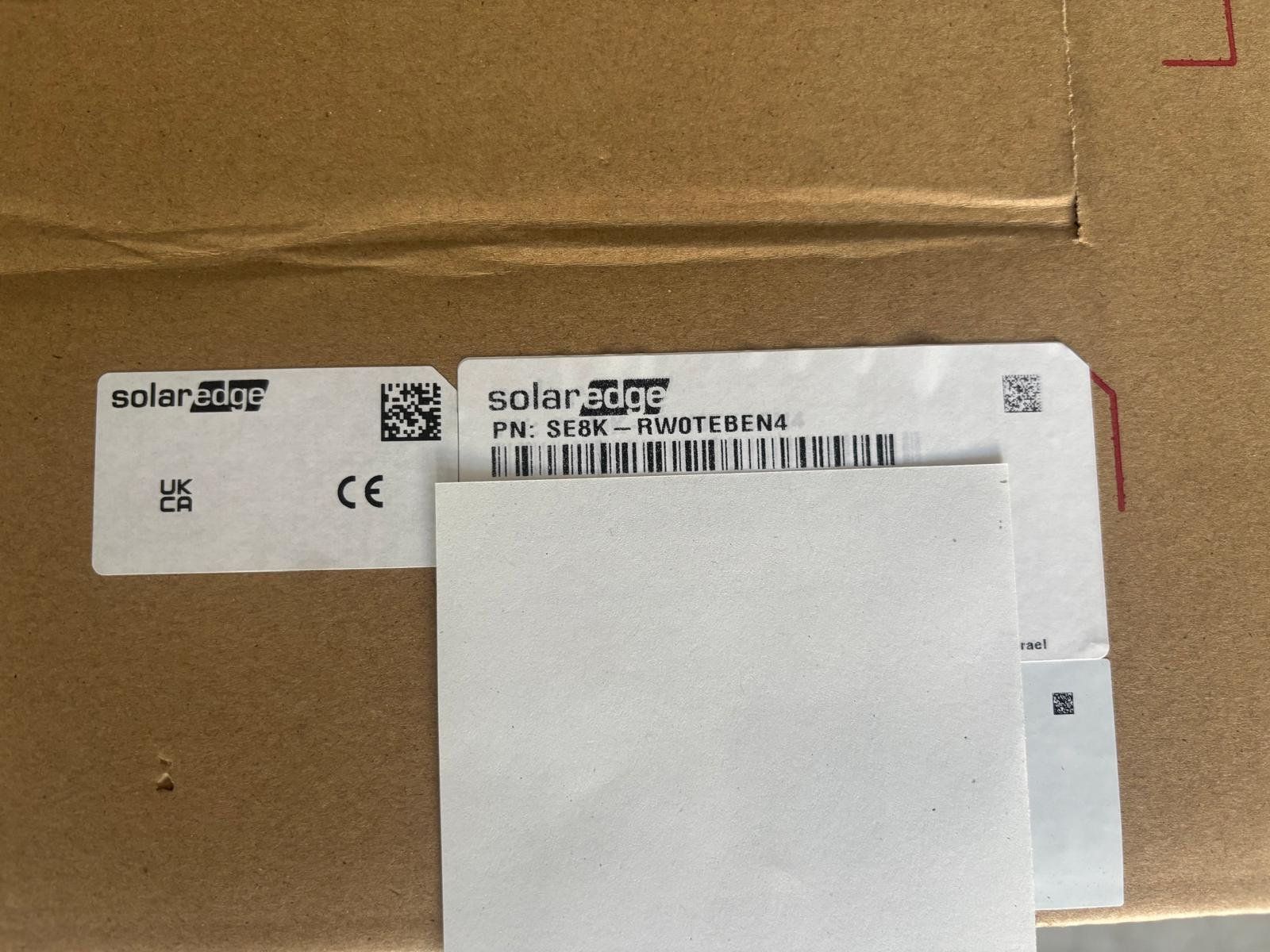 SolarEdge Inverter: Solaredge SE8K **NEU** – Nuovo e nell'imballaggio originale da Hosenruck venduto da Gfaster0 1