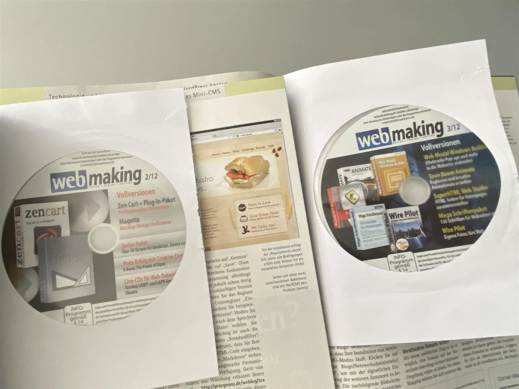 Riviste & Magazine: 8x webmaking Fachmagazine – Usato da Langwiesen venduto da Restposten-24 9