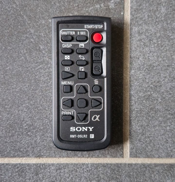 Telecomando Senza Fili RMT-DSLR2 Per Fotocamere Sony Alpha E NEX (6000, 6300, 6500, A7, Etc.)