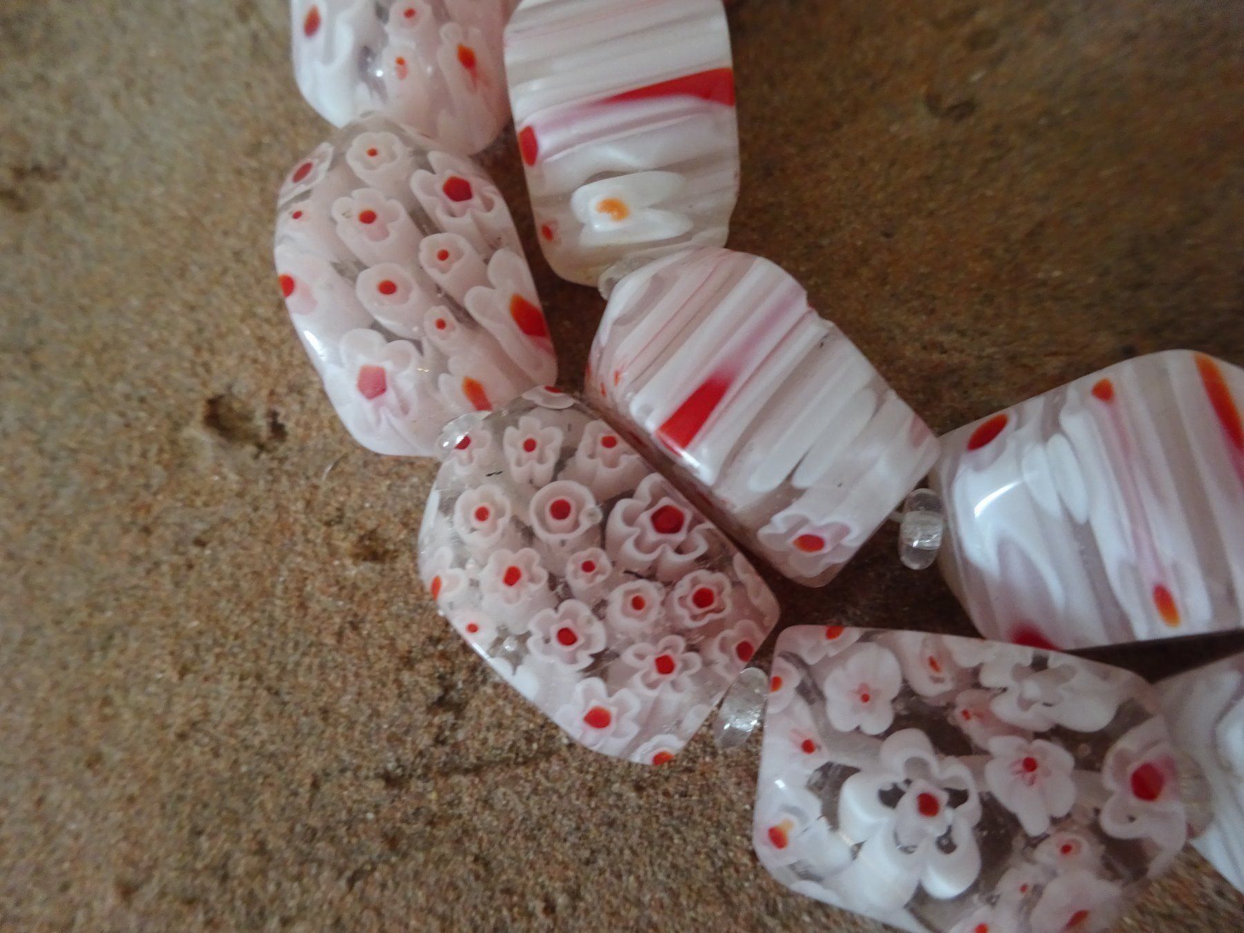 Murano Catenine: Kette Millefiori / Venedig – Usato da Esslingen venduto da FetteSchnecke 4