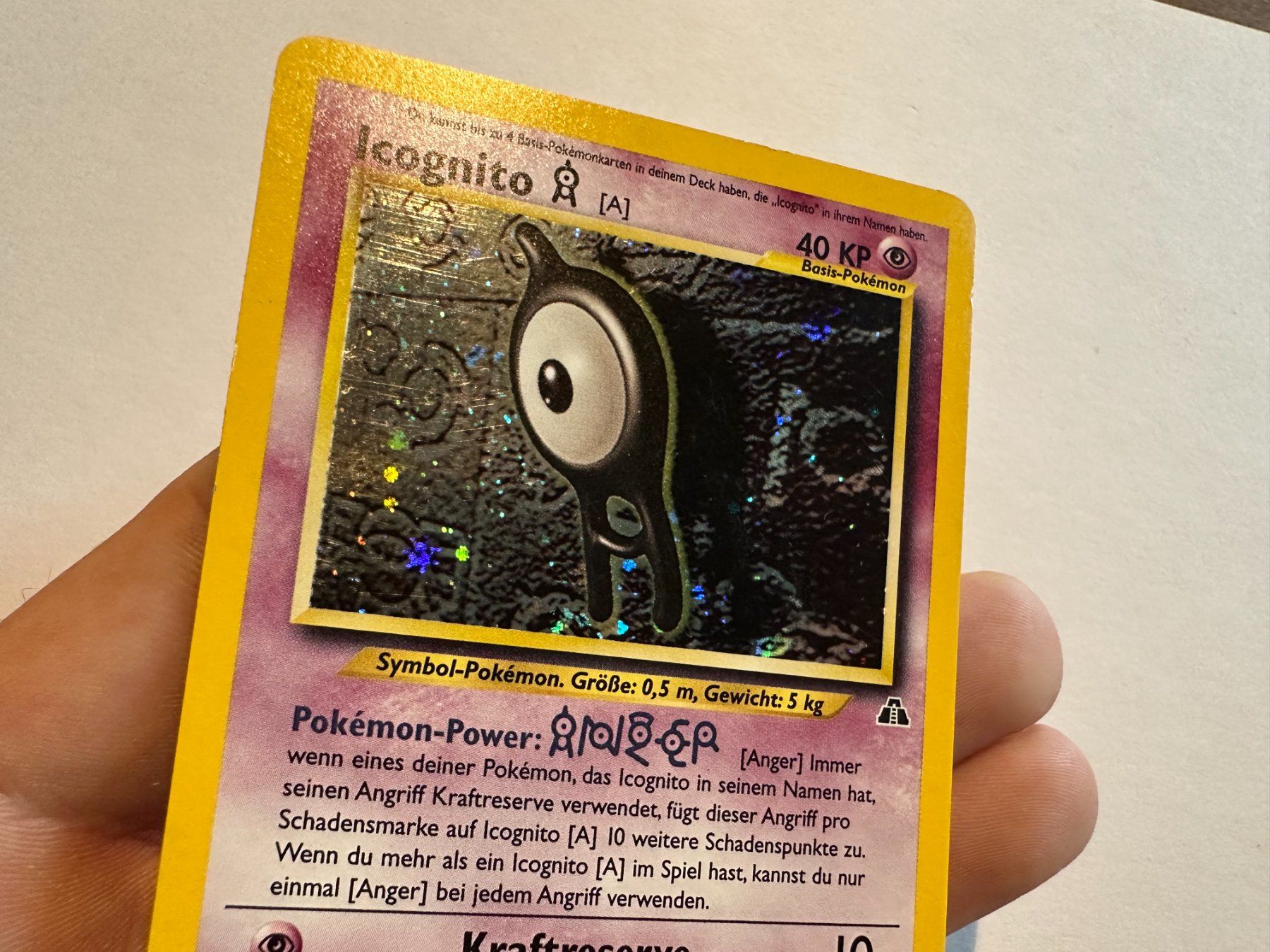 Pokémon Carte collezionabili: Icognito holo Neo Entdeckung DE – Usato da Hagendorn venduto da Pokecollectorch 4