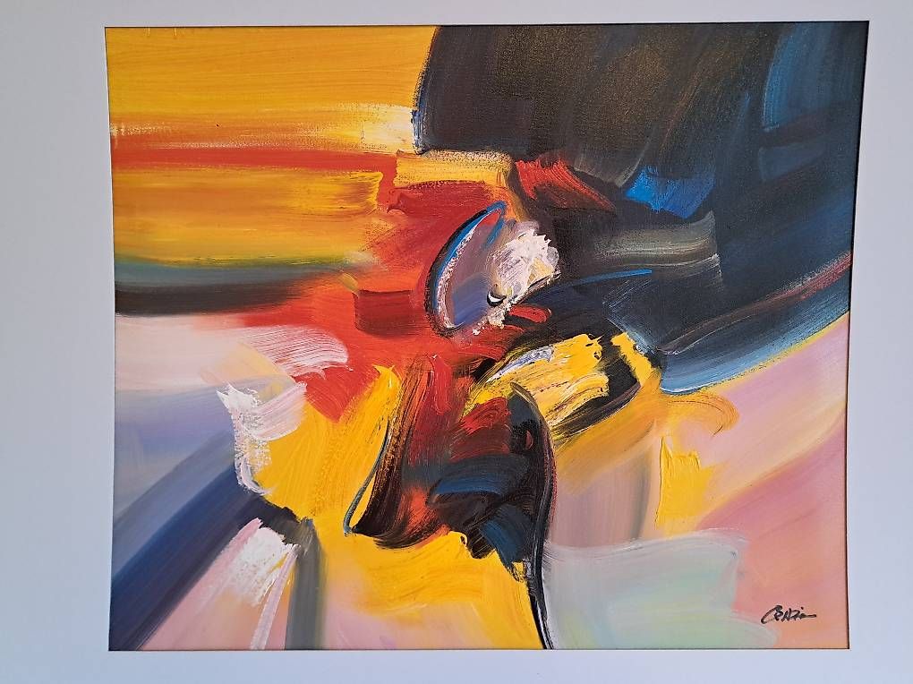 Dipinti: Ölgemälde 'color composition' 50 x 60 – Nuovo e nell'imballaggio originale da Bern venduto da mar_8npr 2