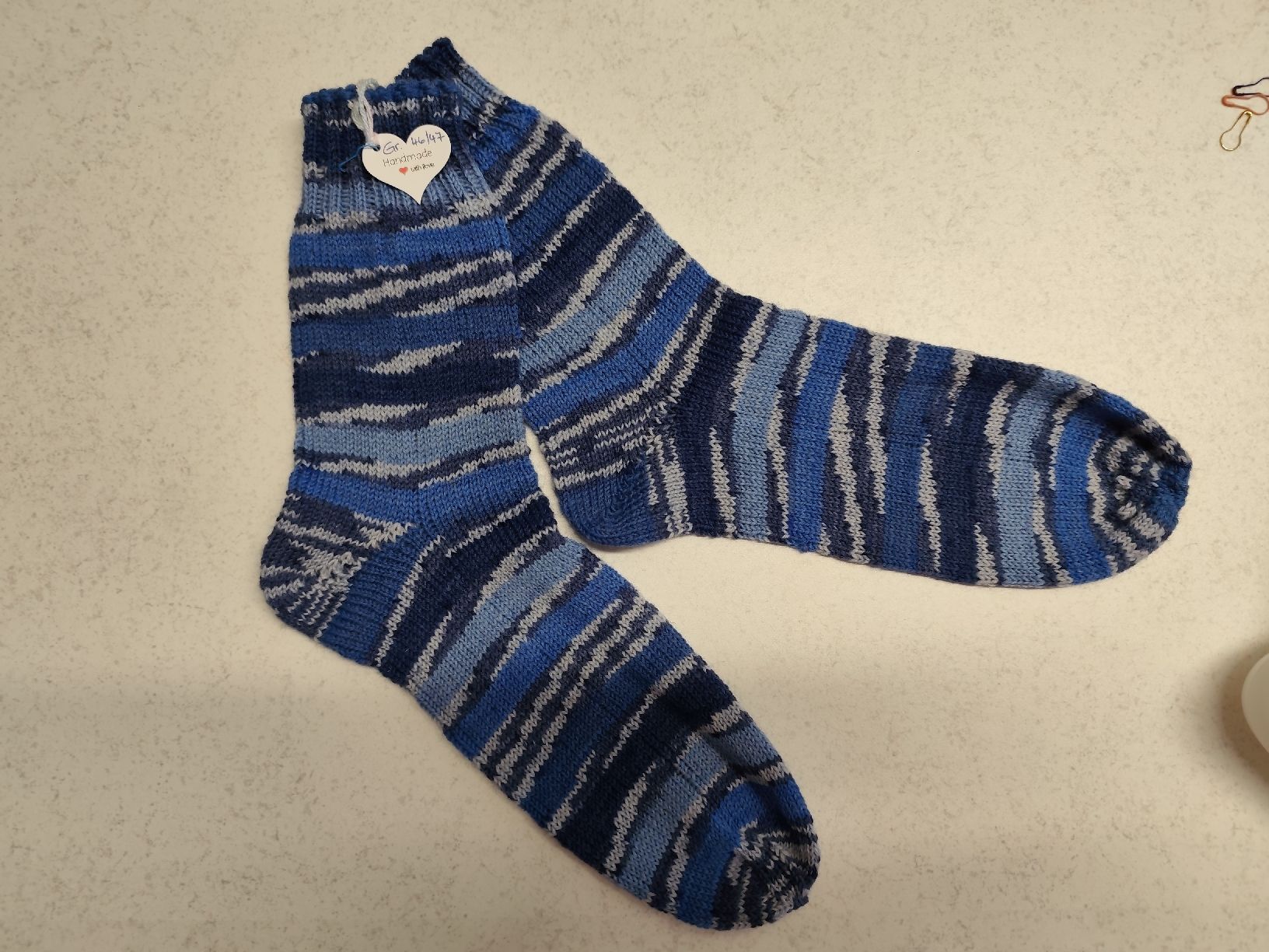 Calze: Handgestrickte Socken Gr.46/47 – Nuovo e nell'imballaggio originale da Glarus venduto da Tutticolori55