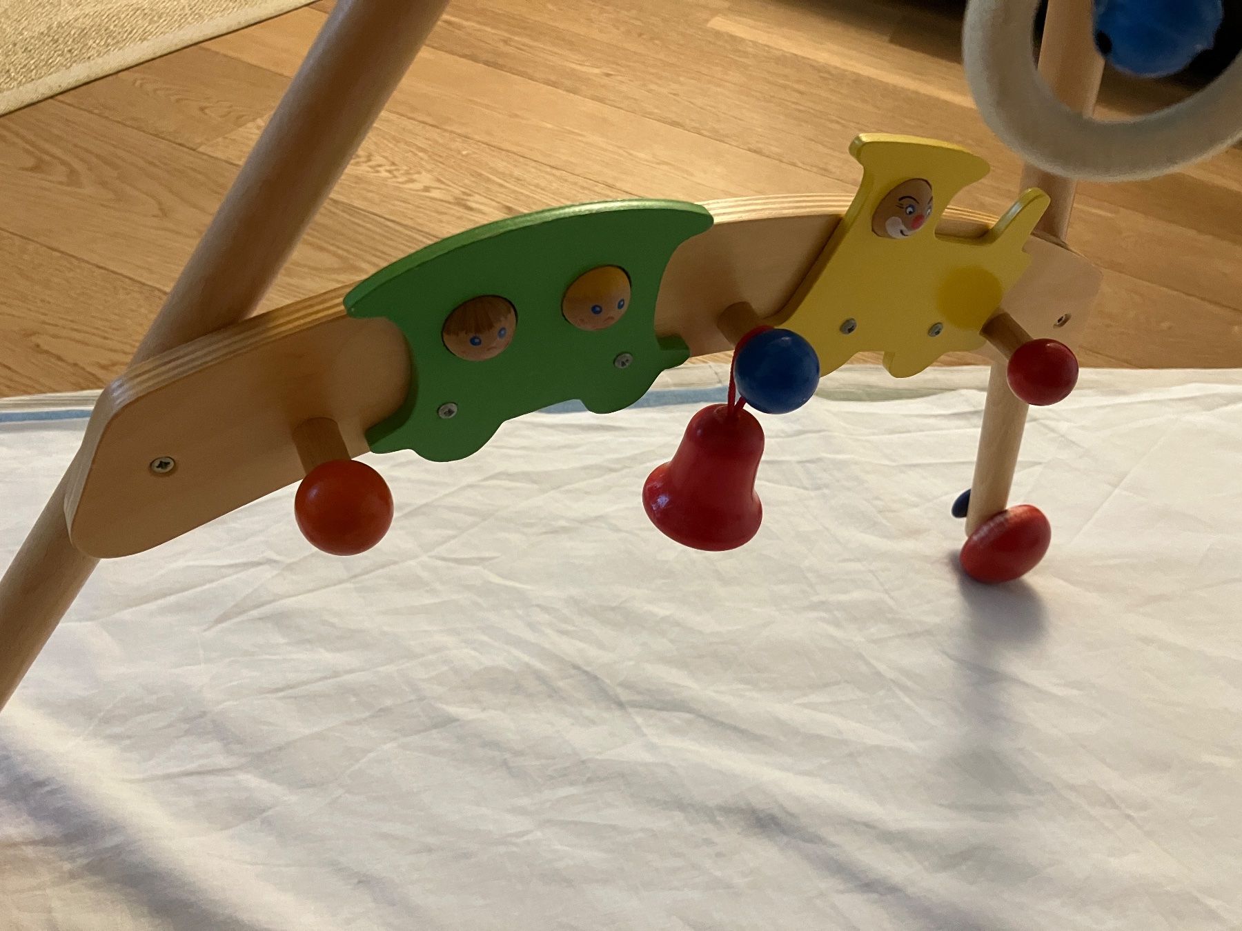 Giocattoli: Heimess Holz-Spieltrapez Halbrundbogen, Babytrainer – Usato da Sirnach venduto da ac__kxd5 2