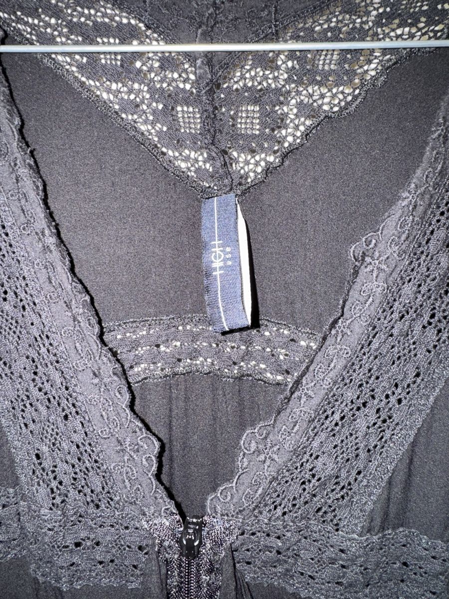 Camicette: Schwarze Couture Bluse/Kleid mit Spitze  – Usato da Zürich venduto da nunu03 1