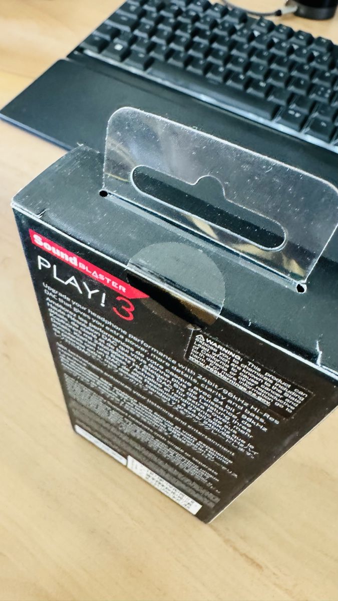 Creative Cartes son: Sound Blaster PLAY! 3 USB DAC neu – Neuf avec emballage d'origine à Kaltbrunn par RacingPoint.ch 2