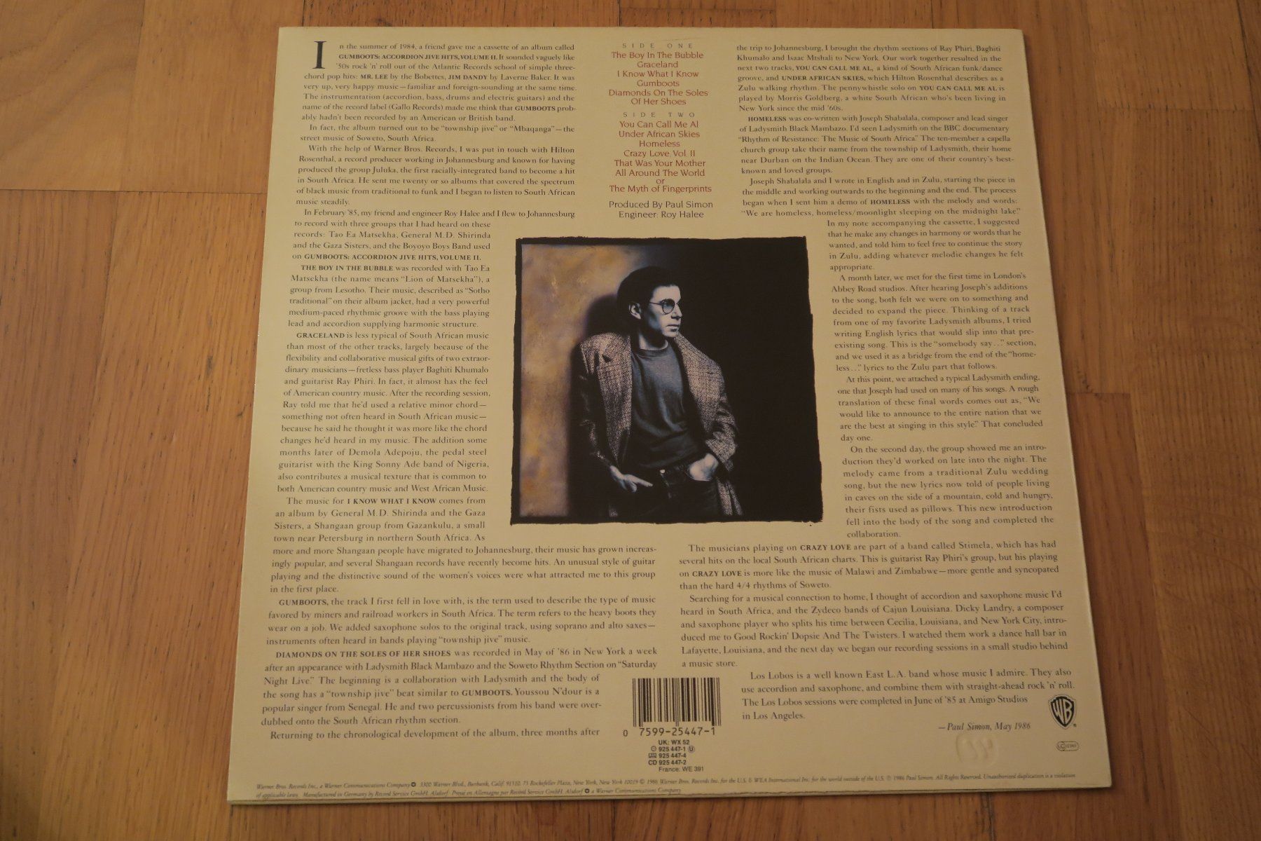 Schallplatten: Paul Simon – Graceland – Gebraucht aus Thun von Karibu70 1