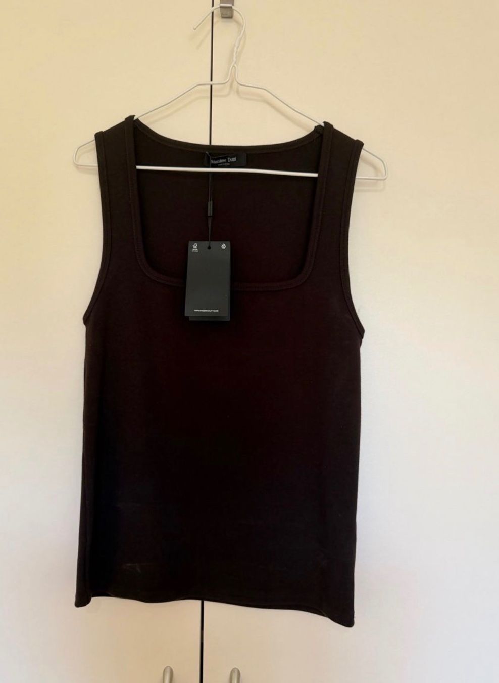Massimo Dutti Top: Massimo Dutti Tank Top brown size M new – Nuovo e nell'imballaggio originale da Uster venduto da hanna99