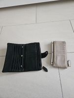 Portemonnaie Set: Schwarz/Beige - Viel Stauraum! Top!