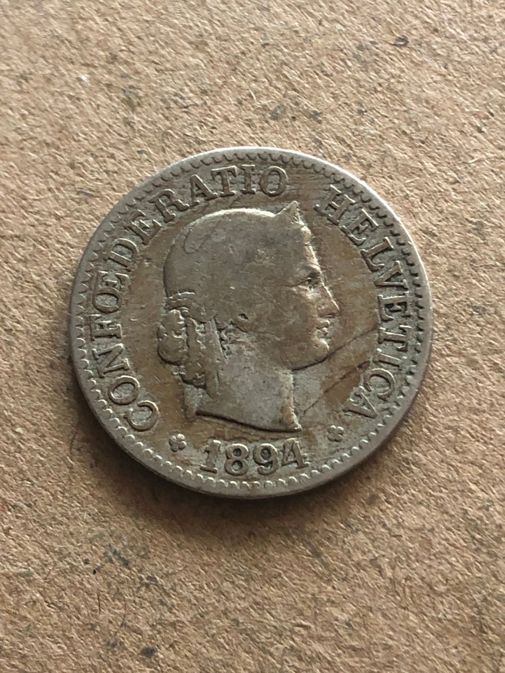 Toutes les monnaies: 10 Rp. 1894 – D'occasion à Schötz par Odpa