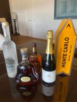 Belvedere Vodka, Hennessy x.o. Chivas, Champagner Veuve
