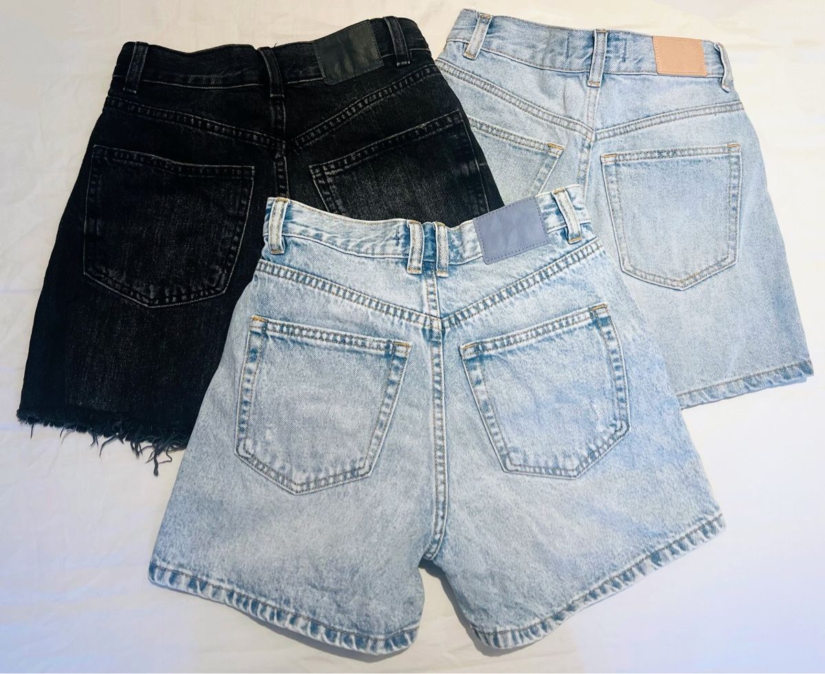 Pull&Bear Lotti di vestiti: 3x Jeans Shorts – Größe 32 von Pull&Bear – Nuovo (secondo la descrizione) da Niederbüren venduto da Butterly83 1