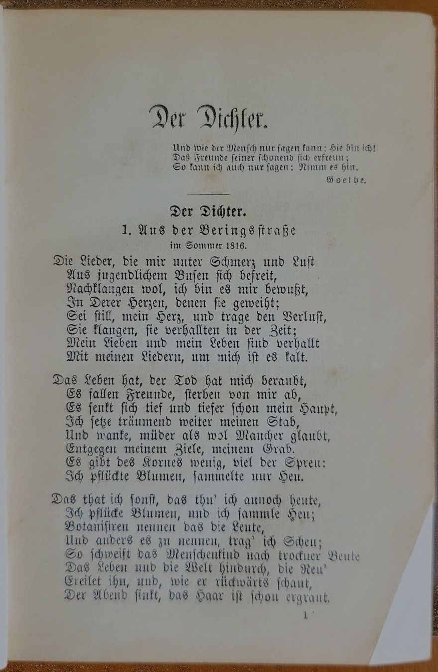 Livres: Gedichte von Adelbert von Chamisso, 1886 – D'occasion à Muttenz par Mithrur 4