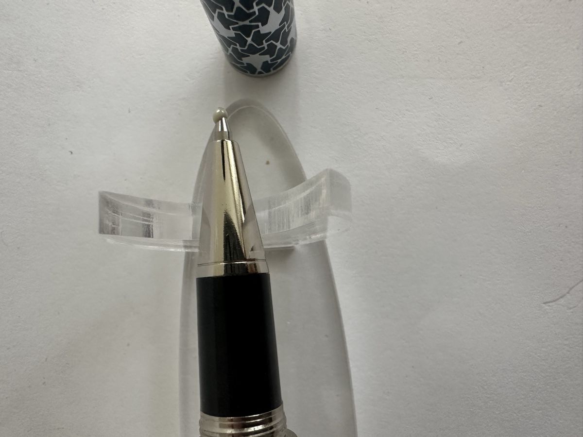 Penna & Evidenziatori: Rollerball mit Sternmuster silberfarben Neu – Nuovo e nell'imballaggio originale da Kloten venduto da digi-Galaxy 7